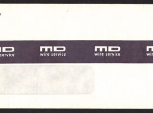 9.3¢ Mail Wagon Prec. #6 on cover from MD Wire Service