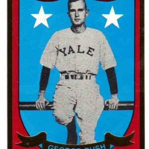 George Bush Yale baseball card NrMt